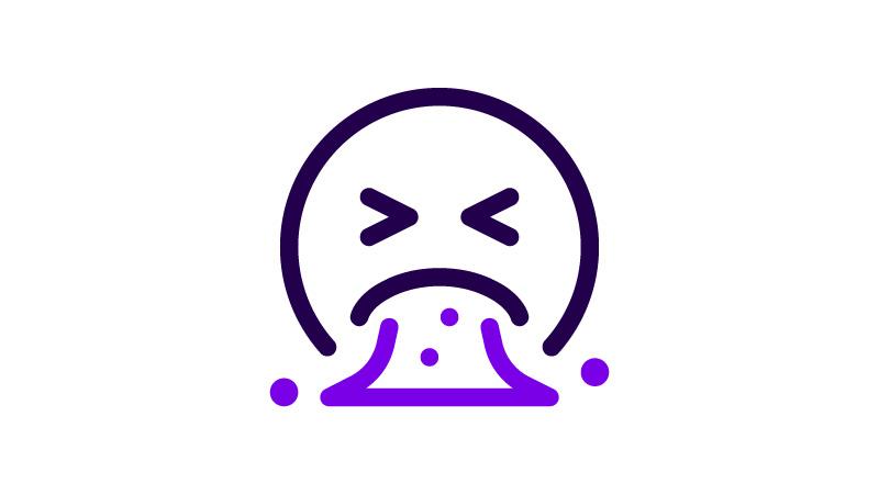 icon vomiting
