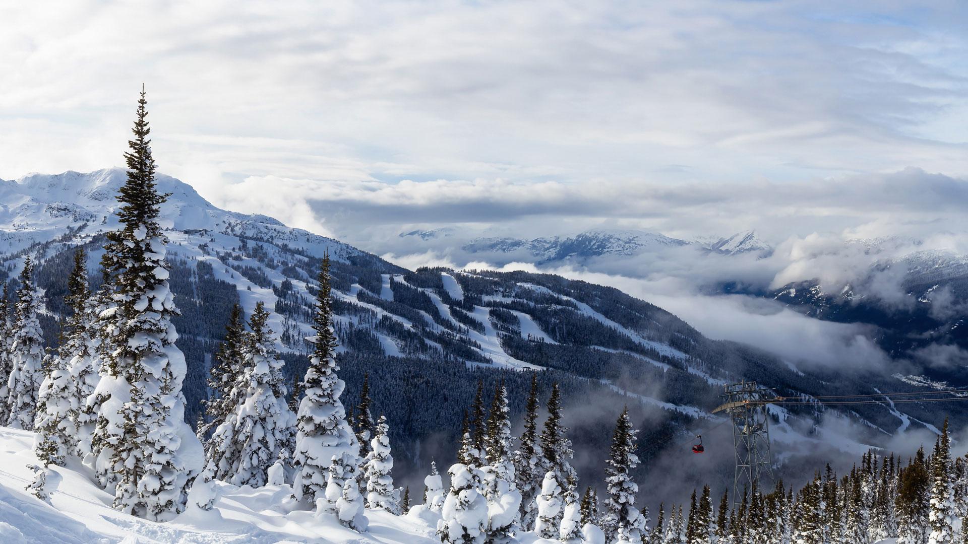 View of Whistler in British Columbia